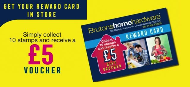 Bruton's Reward Card